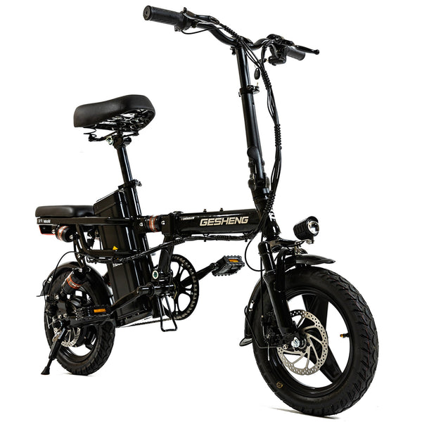 Polarna F10 14“ Electric Bike Foldable With 400W Motor 48V 17.5Ah Battery Luxury 10 suspension system - Polarna Ebikes Polarna Ebikes Black POLANRA Polarna F10 14“ Electric Bike Foldable With 400W Motor 48V 17.5Ah Battery Luxury 10 suspension system