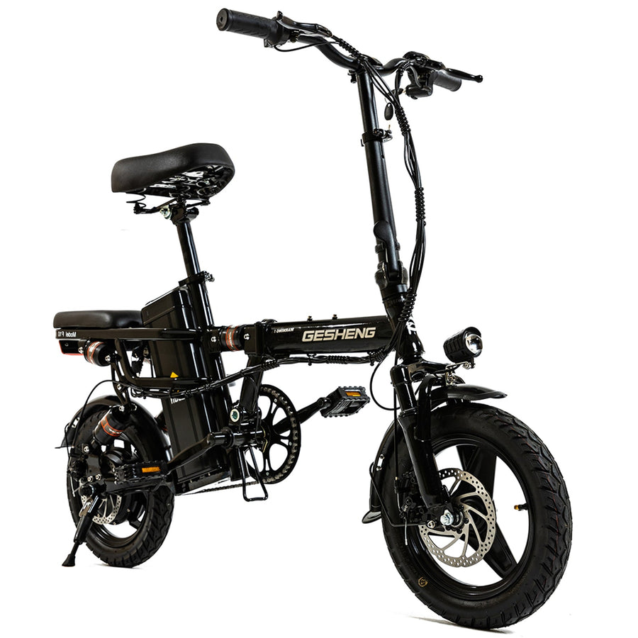 Polarna F10 14“ Electric Bike Foldable With 400W Motor 48V 17.5Ah Battery Luxury 10 suspension system - Polarna Ebikes Polarna Ebikes Black POLANRA Polarna F10 14“ Electric Bike Foldable With 400W Motor 48V 17.5Ah Battery Luxury 10 suspension system
