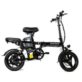 Polarna F10 14“ Electric Bike Foldable With 400W Motor 48V 17.5Ah Battery Luxury 10 suspension system - Polarna Ebikes Polarna Ebikes Black POLANRA Polarna F10 14“ Electric Bike Foldable With 400W Motor 48V 17.5Ah Battery Luxury 10 suspension system