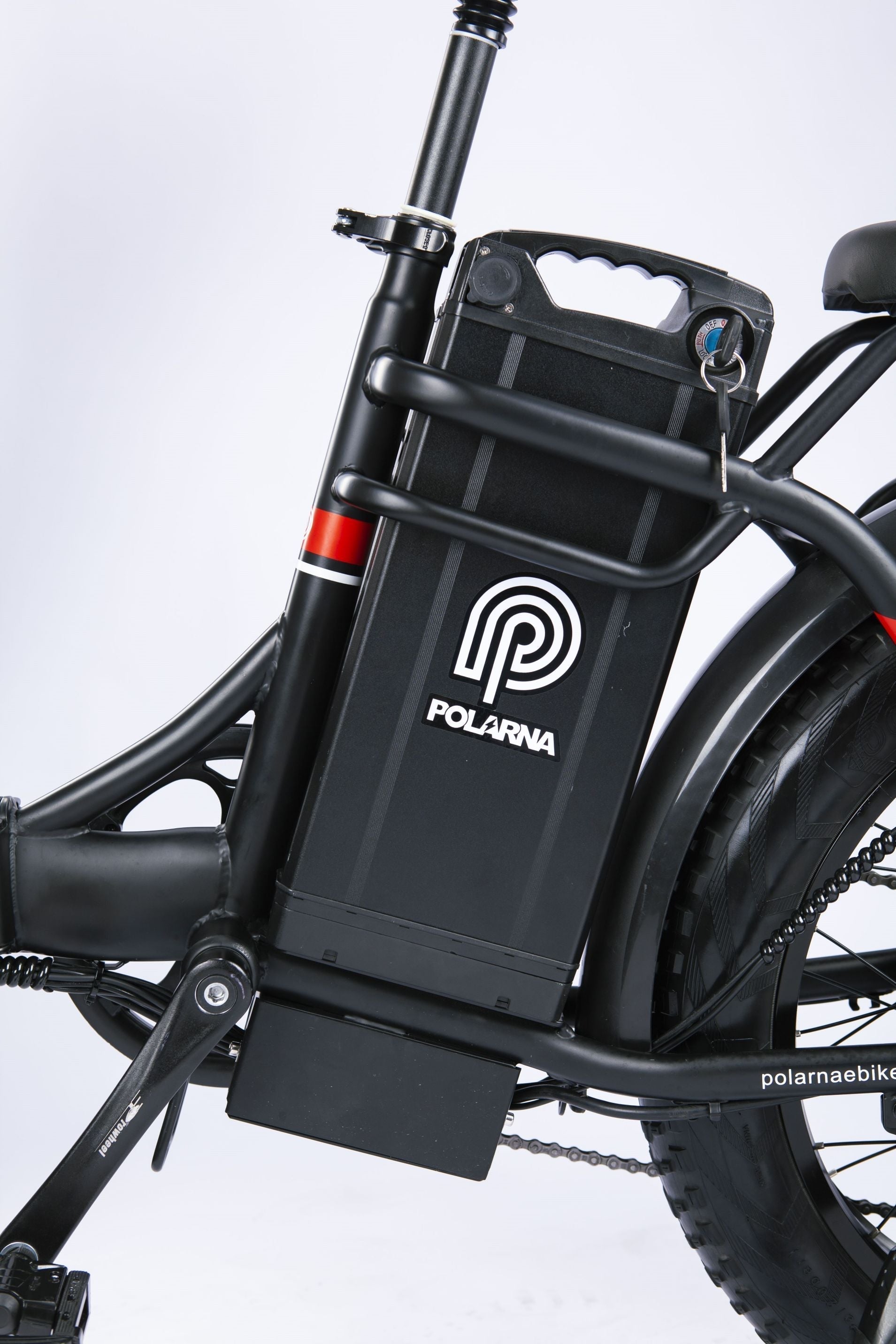 Polarna Hannover 20“ Fat Tire Foldable Electric Bike With 750W Motor 48V 30Ah Samsung Battery Seat Shock Absorber - Polarna Ebikes Polarna Ebikes Hannover ebike BK+Front Base POLANRA Polarna Hannover 20“ Fat Tire Foldable Electric Bike With 750W Motor 48V 30Ah Samsung Battery Seat Shock Absorber