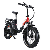 Polarna Hannover 20“ Fat Tire Foldable Electric Bike With 750W Motor 48V 30Ah Samsung Battery Seat Shock Absorber - Polarna Ebikes Polarna Ebikes Hannover ebike BK+Front Base POLANRA Polarna Hannover 20“ Fat Tire Foldable Electric Bike With 750W Motor 48V 30Ah Samsung Battery Seat Shock Absorber