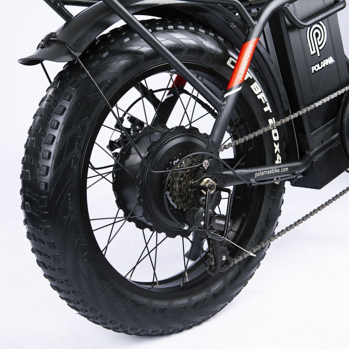 Polarna Hannover 20“ Fat Tire Foldable Electric Bike With 750W Motor 48V 30Ah Samsung Battery Seat Shock Absorber - Polarna Ebikes Polarna Ebikes Hannover ebike BK+Front Base POLANRA Polarna Hannover 20“ Fat Tire Foldable Electric Bike With 750W Motor 48V 30Ah Samsung Battery Seat Shock Absorber