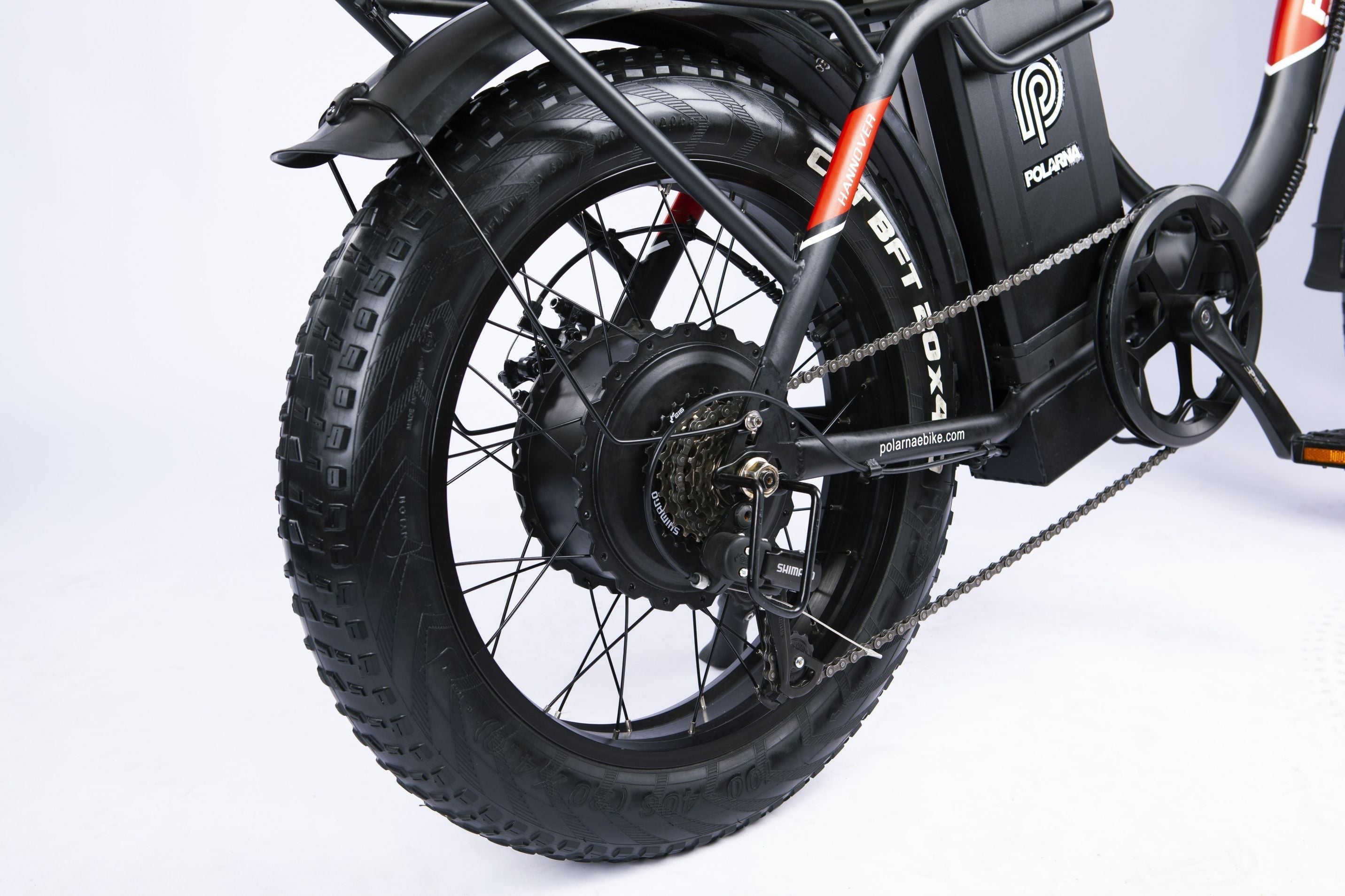 Polarna Hannover 20“ Fat Tire Foldable Electric Bike With 750W Motor 48V 30Ah Samsung Battery Seat Shock Absorber - Polarna Ebikes Polarna Ebikes Hannover ebike BK+Front Base POLANRA Polarna Hannover 20“ Fat Tire Foldable Electric Bike With 750W Motor 48V 30Ah Samsung Battery Seat Shock Absorber