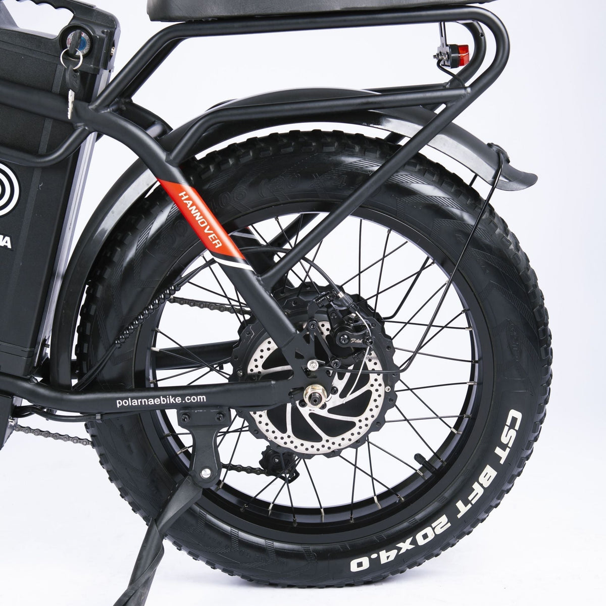 Polarna Hannover 20“ Fat Tire Foldable Electric Bike With 750W Motor 48V 30Ah Samsung Battery Seat Shock Absorber - Polarna Ebikes Polarna Ebikes Hannover ebike BK+Front Base POLANRA Polarna Hannover 20“ Fat Tire Foldable Electric Bike With 750W Motor 48V 30Ah Samsung Battery Seat Shock Absorber