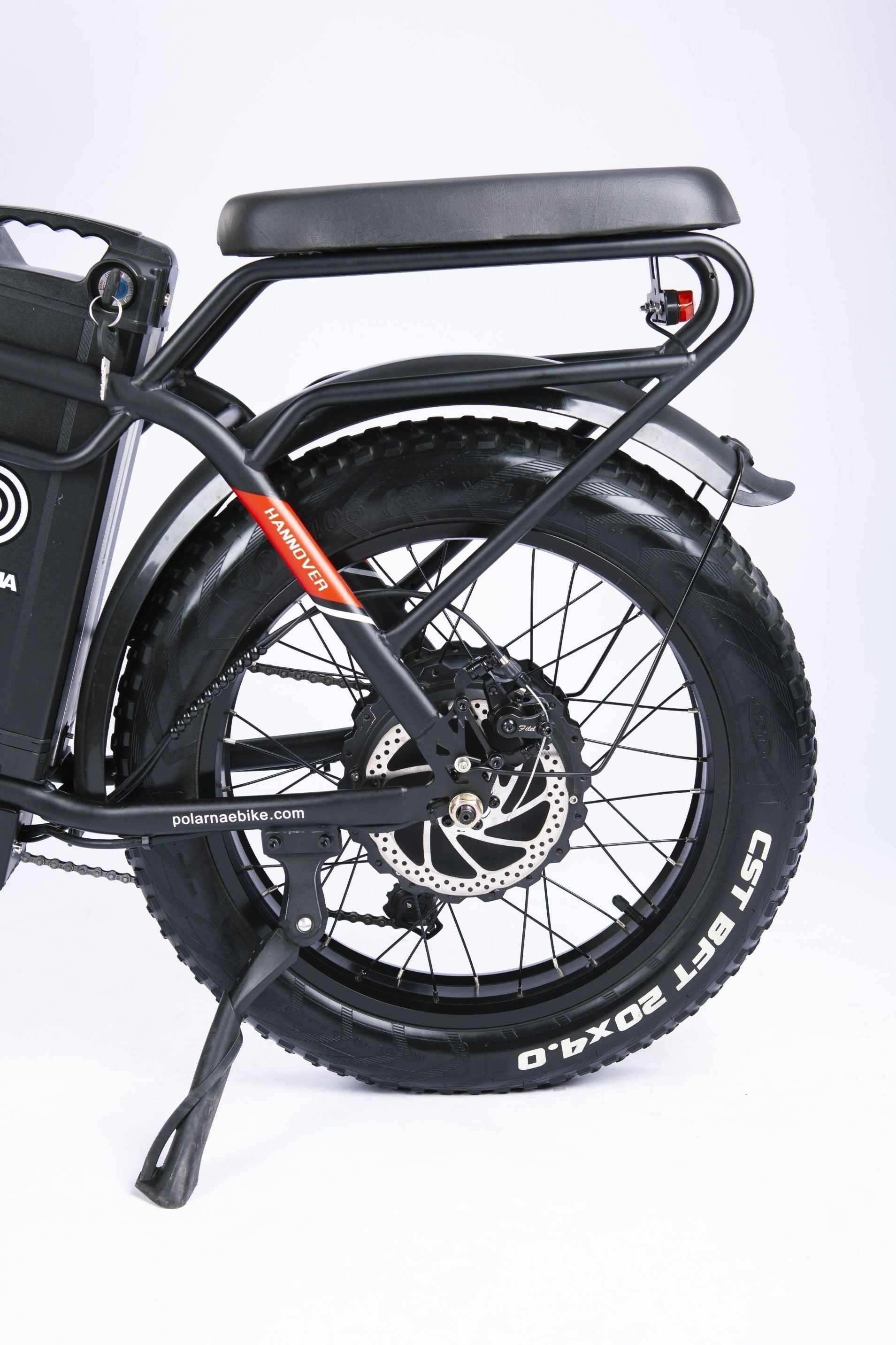 Polarna Hannover 20“ Fat Tire Foldable Electric Bike With 750W Motor 48V 30Ah Samsung Battery Seat Shock Absorber - Polarna Ebikes Polarna Ebikes Hannover ebike BK+Front Base POLANRA Polarna Hannover 20“ Fat Tire Foldable Electric Bike With 750W Motor 48V 30Ah Samsung Battery Seat Shock Absorber