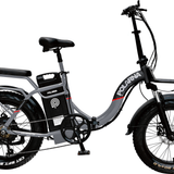 Polarna Hannover 20“ Fat Tire Foldable Electric Bike With 750W Motor 48V 30Ah Samsung Battery Seat Shock Absorber - Polarna Ebikes Polarna Ebikes Electric bicycle-GY + Front Base POLANRA Polarna Hannover 20“ Fat Tire Foldable Electric Bike With 750W Motor 48V 30Ah Samsung Battery Seat Shock Absorber
