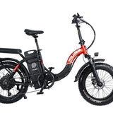 Polarna Hannover 20“ Fat Tire Foldable Electric Bike With 750W Motor 48V 30Ah Samsung Battery Seat Shock Absorber - Polarna Ebikes Polarna Ebikes Hannover ebike BK+Front Base POLANRA Polarna Hannover 20“ Fat Tire Foldable Electric Bike With 750W Motor 48V 30Ah Samsung Battery Seat Shock Absorber
