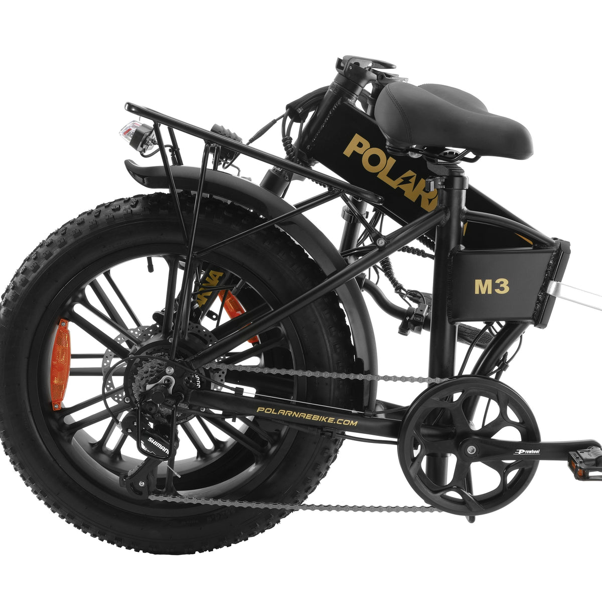 POLARNA M3 20“ Fat Tire Foldable Electric Bike With 750W Motor 48V 13Ah Battery for Snow Sand Outdoor(USA) - Polarna Ebikes Polarna Ebikes Black POLANRA POLARNA M3 20“ Fat Tire Foldable Electric Bike With 750W Motor 48V 13Ah Battery for Snow Sand Outdoor(USA)