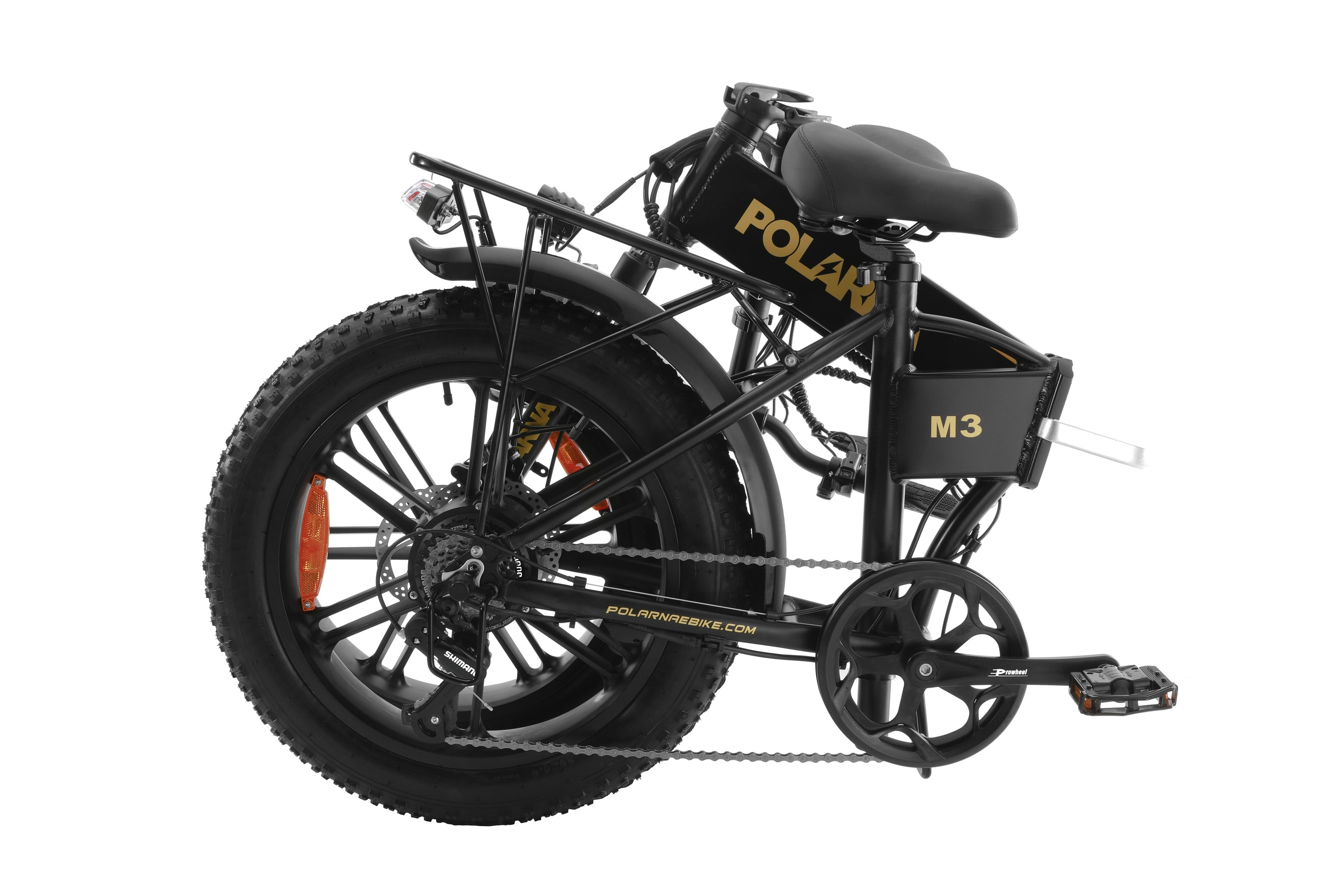 POLARNA M3 20“ Fat Tire Foldable Electric Bike With 750W Motor 48V 13Ah Battery for Snow Sand Outdoor(USA) - Polarna Ebikes Polarna Ebikes Black POLANRA POLARNA M3 20“ Fat Tire Foldable Electric Bike With 750W Motor 48V 13Ah Battery for Snow Sand Outdoor(USA)
