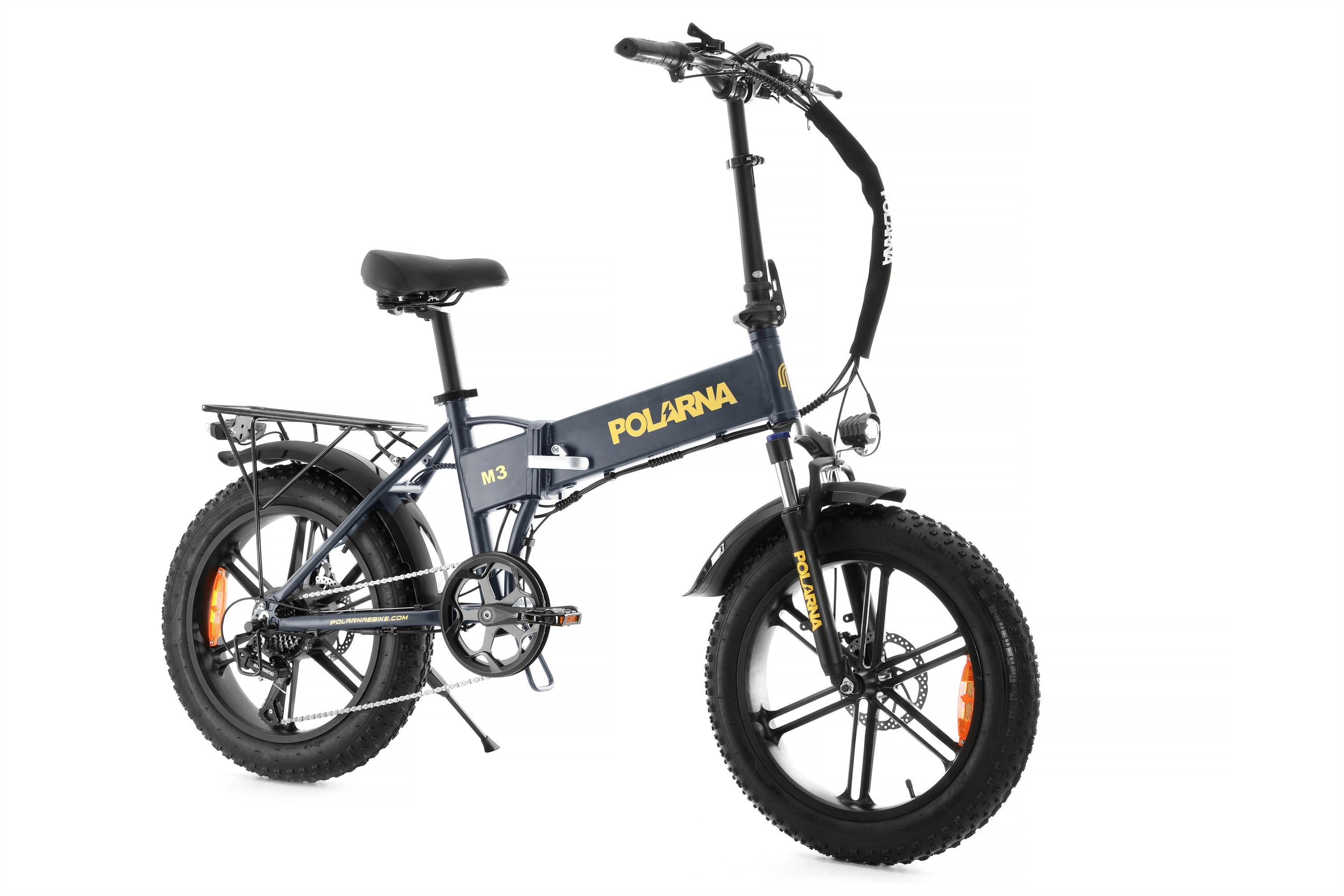 POLARNA M3 20“ Fat Tire Foldable Electric Bike With 750W Motor 48V 13Ah Battery for Snow Sand Outdoor(USA) - Polarna Ebikes Polarna Ebikes Gray POLANRA POLARNA M3 20“ Fat Tire Foldable Electric Bike With 750W Motor 48V 13Ah Battery for Snow Sand Outdoor(USA)