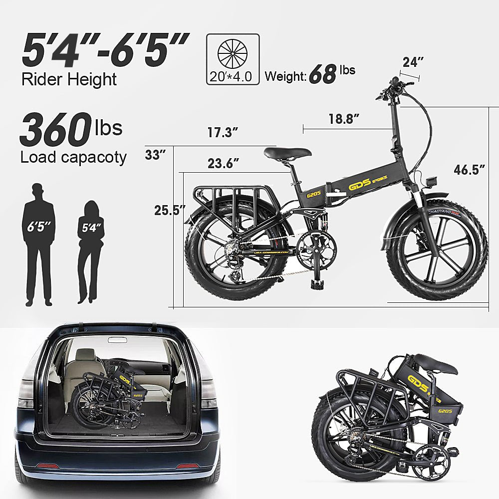 Polarna M4 20“ Electric Mountain Bike Foldable With 750W Motor 48V 14Ah Battery Pneumatic Fork - Polarna Ebikes Polarna Ebikes DarkGreen POLANRA Polarna M4 20“ Electric Mountain Bike Foldable With 750W Motor 48V 14Ah Battery Pneumatic Fork
