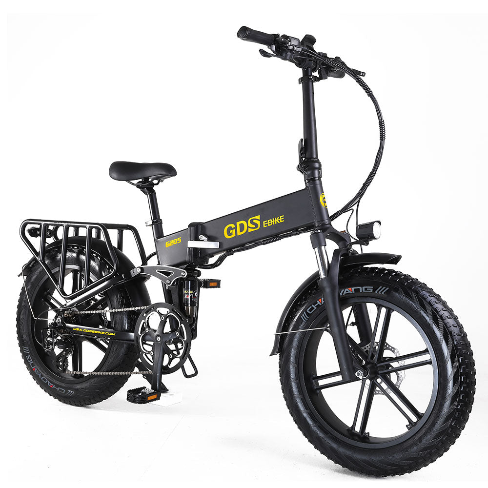 Polarna M4 20" foldable electric mountain bike 750W with 48V battery and pneumatic fork.