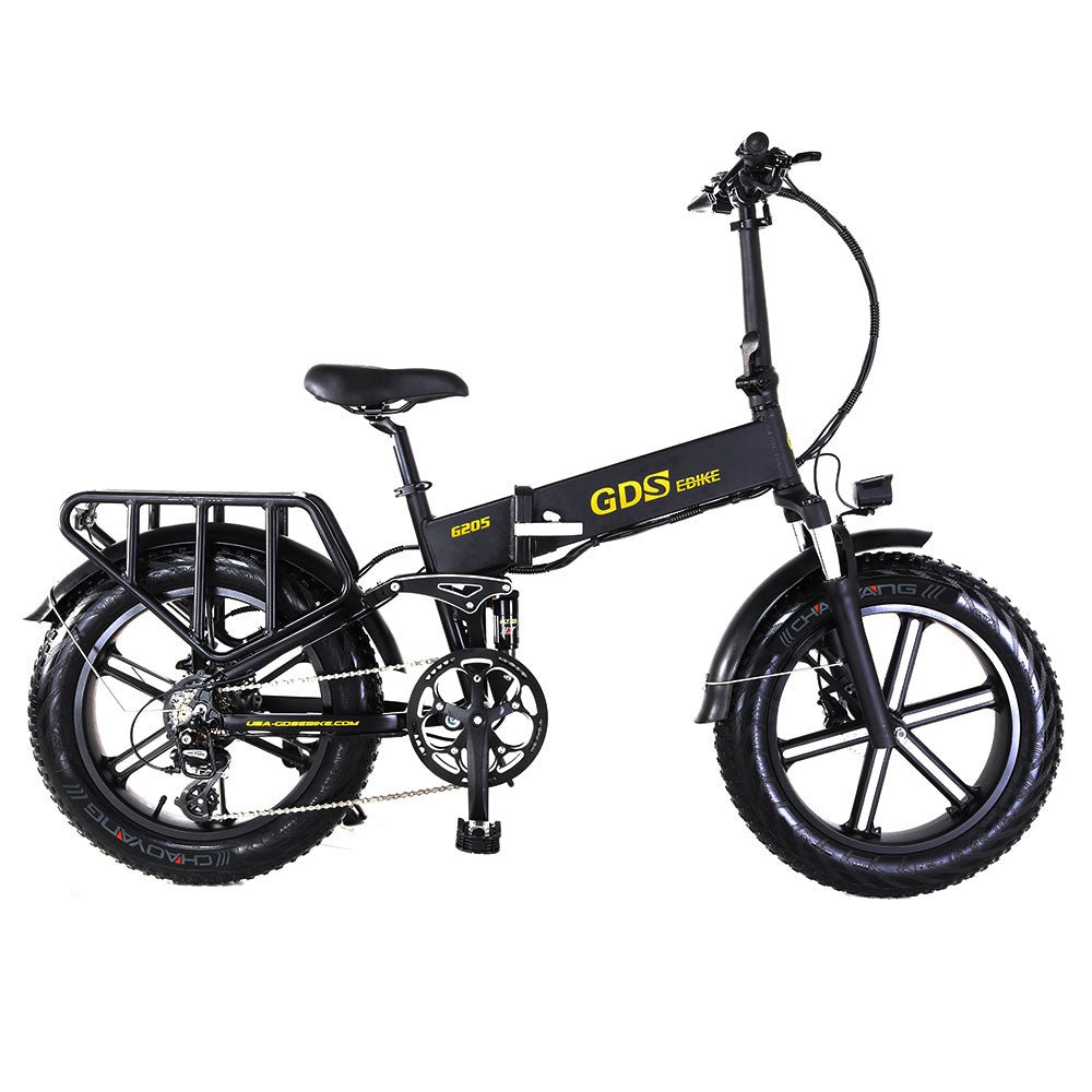 Polarna M4 20" foldable electric mountain bike 750W with black frame and large tires