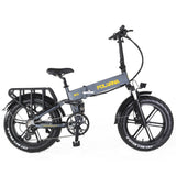 Polarna M4 20“ Electric Mountain Bike Foldable With 750W Motor 48V 14Ah Battery Pneumatic Fork - Polarna Ebikes Polarna Ebikes Gray POLANRA Polarna M4 20“ Electric Mountain Bike Foldable With 750W Motor 48V 14Ah Battery Pneumatic Fork