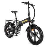 Polarna M5 20“ Fat Tire Foldable Electric Bike With 750W Motor 48V 15Ah Battery Pneumatic Fork(USA) - Polarna Ebikes Polarna Ebikes Black POLANRA Polarna M5 20“ Fat Tire Foldable Electric Bike With 750W Motor 48V 15Ah Battery Pneumatic Fork(USA)