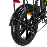 Polarna M5 20“ Fat Tire Foldable Electric Bike With 750W Motor 48V 15Ah Battery Pneumatic Fork(USA) - Polarna Ebikes Polarna Ebikes Black POLANRA Polarna M5 20“ Fat Tire Foldable Electric Bike With 750W Motor 48V 15Ah Battery Pneumatic Fork(USA)