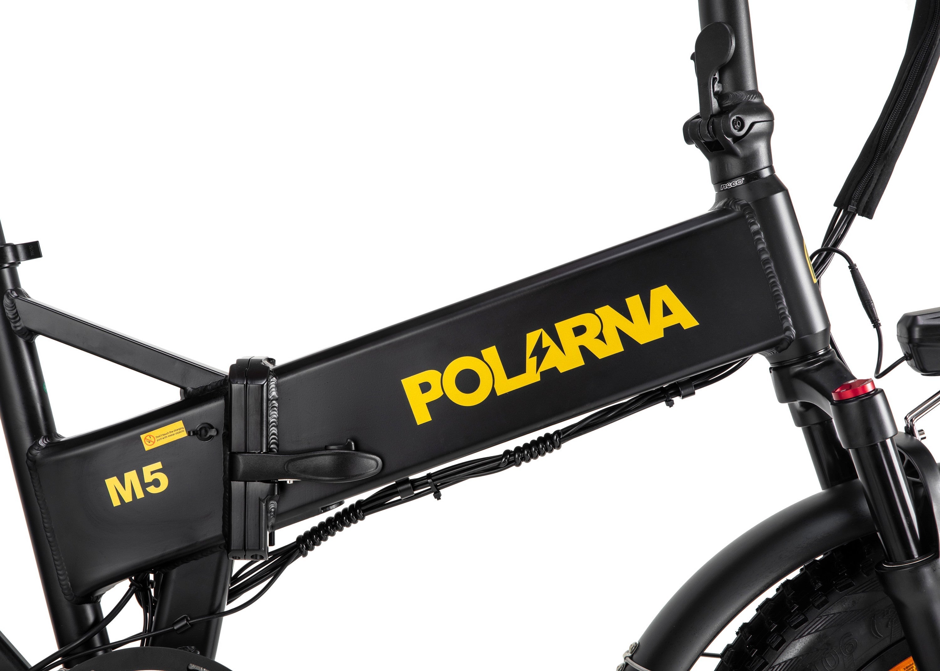 Polarna M5 20“ Fat Tire Foldable Electric Bike With 750W Motor 48V 15Ah Battery Pneumatic Fork(USA) - Polarna Ebikes Polarna Ebikes Black POLANRA Polarna M5 20“ Fat Tire Foldable Electric Bike With 750W Motor 48V 15Ah Battery Pneumatic Fork(USA)