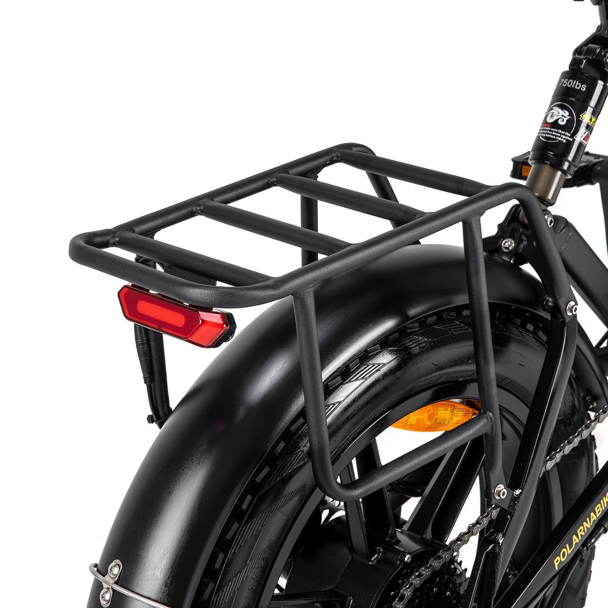 Polarna M5 20“ Fat Tire Foldable Electric Bike With 750W Motor 48V 15Ah Battery Pneumatic Fork(USA) - Polarna Ebikes Polarna Ebikes Black POLANRA Polarna M5 20“ Fat Tire Foldable Electric Bike With 750W Motor 48V 15Ah Battery Pneumatic Fork(USA)