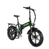 Polarna M5 20“ Fat Tire Foldable Electric Bike With 750W Motor 48V 15Ah Battery Pneumatic Fork(USA) - Polarna Ebikes Polarna Ebikes DrakGreen POLANRA Polarna M5 20“ Fat Tire Foldable Electric Bike With 750W Motor 48V 15Ah Battery Pneumatic Fork(USA)