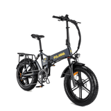 Polarna M5 20“ Fat Tire Foldable Electric Bike With 750W Motor 48V 15Ah Battery Pneumatic Fork(USA) - Polarna Ebikes Polarna Ebikes Gray POLANRA Polarna M5 20“ Fat Tire Foldable Electric Bike With 750W Motor 48V 15Ah Battery Pneumatic Fork(USA)