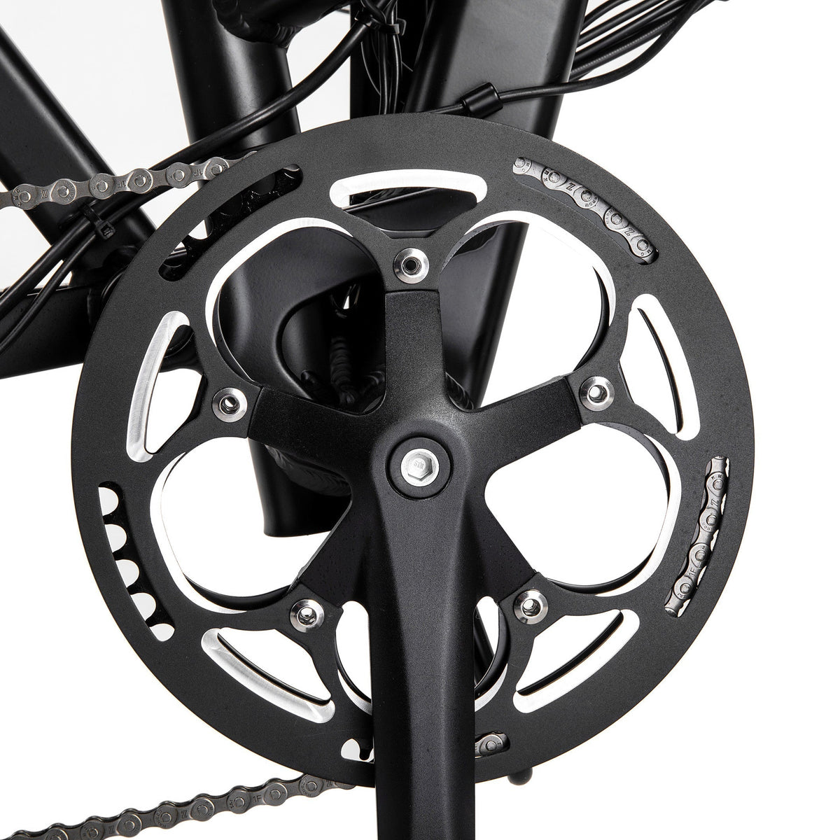 Polarna M5 20“ Fat Tire Foldable Electric Bike With 750W Motor 48V 15Ah Battery Pneumatic Fork(USA) - Polarna Ebikes Polarna Ebikes Black POLANRA Polarna M5 20“ Fat Tire Foldable Electric Bike With 750W Motor 48V 15Ah Battery Pneumatic Fork(USA)
