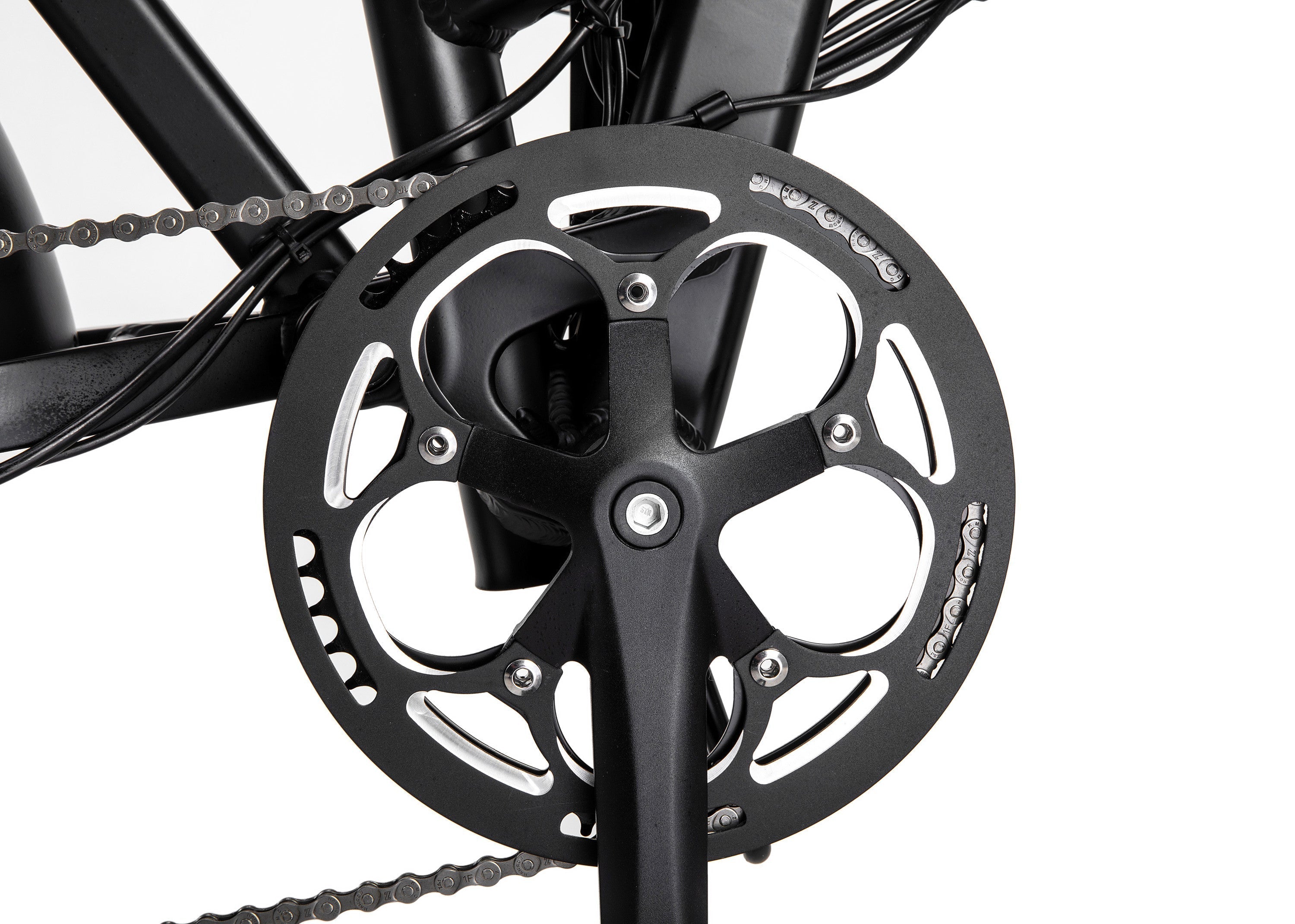 Polarna M5 20“ Fat Tire Foldable Electric Bike With 750W Motor 48V 15Ah Battery Pneumatic Fork(USA) - Polarna Ebikes Polarna Ebikes Black POLANRA Polarna M5 20“ Fat Tire Foldable Electric Bike With 750W Motor 48V 15Ah Battery Pneumatic Fork(USA)