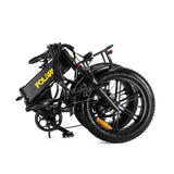 Polarna M5 20“ Fat Tire Foldable Electric Bike With 750W Motor 48V 15Ah Battery Pneumatic Fork(USA) - Polarna Ebikes Polarna Ebikes Black POLANRA Polarna M5 20“ Fat Tire Foldable Electric Bike With 750W Motor 48V 15Ah Battery Pneumatic Fork(USA)