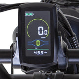 Polarna M6 20“ Fat Tire Foldable Electric Bike With 1000W Motor 48V 17.5Ah Samsung Battery hydraulic Fork - Polarna Ebikes Polarna Ebikes M6 BLACK mechanical shock and 80C display POLANRA Polarna M6 20“ Fat Tire Foldable Electric Bike With 1000W Motor 48V 17.5Ah Samsung Battery hydraulic Fork