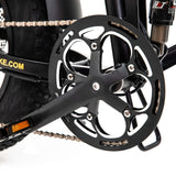 Polarna M6 20“ Fat Tire Foldable Electric Bike With 1000W Motor 48V 17.5Ah Samsung Battery hydraulic Fork - Polarna Ebikes Polarna Ebikes M6 BLACK mechanical shock and 80C display POLANRA Polarna M6 20“ Fat Tire Foldable Electric Bike With 1000W Motor 48V 17.5Ah Samsung Battery hydraulic Fork