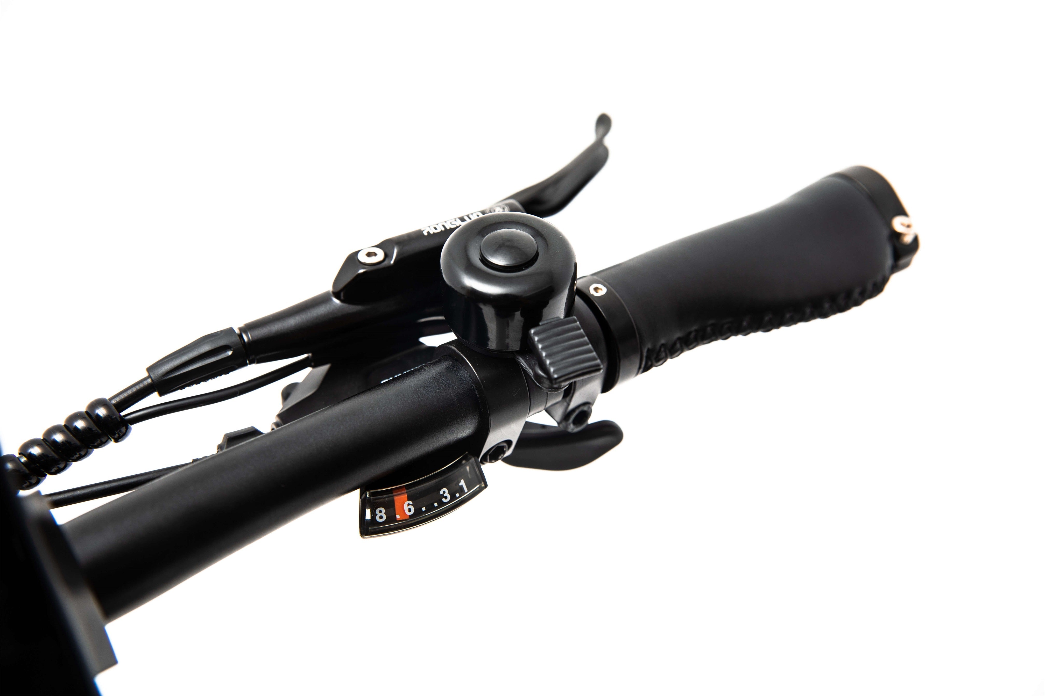 Polarna M6 20“ Fat Tire Foldable Electric Bike With 1000W Motor 48V 17.5Ah Samsung Battery hydraulic Fork - Polarna Ebikes Polarna Ebikes M6 BLACK mechanical shock and 80C display POLANRA Polarna M6 20“ Fat Tire Foldable Electric Bike With 1000W Motor 48V 17.5Ah Samsung Battery hydraulic Fork