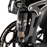 Polarna M6 20“ Fat Tire Foldable Electric Bike With 1000W Motor 48V 17.5Ah Samsung Battery hydraulic Fork - Polarna Ebikes Polarna Ebikes M6 BLACK mechanical shock and 80C display POLANRA Polarna M6 20“ Fat Tire Foldable Electric Bike With 1000W Motor 48V 17.5Ah Samsung Battery hydraulic Fork