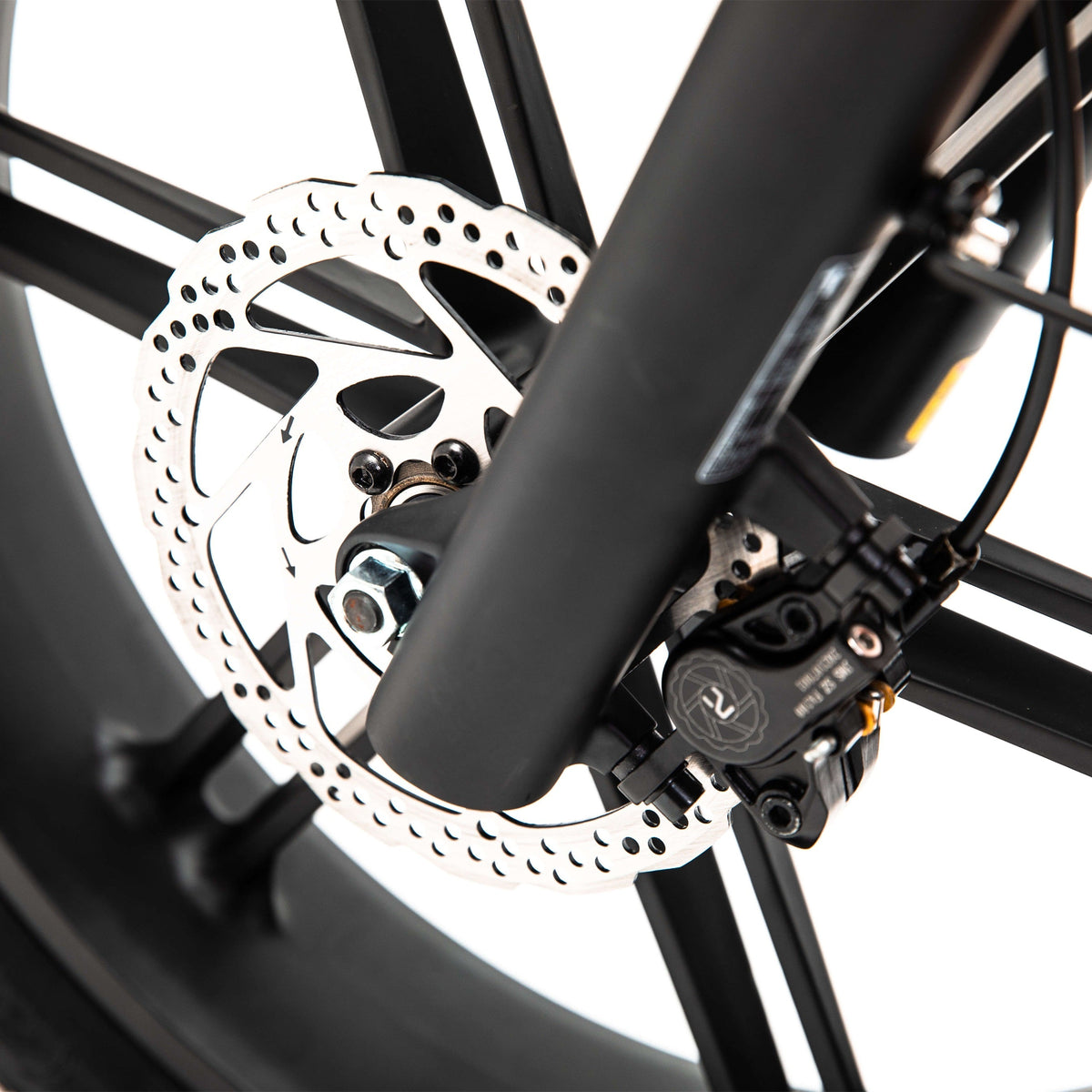 Polarna M6 20“ Fat Tire Foldable Electric Bike With 1000W Motor 48V 17.5Ah Samsung Battery hydraulic Fork - Polarna Ebikes Polarna Ebikes M6 BLACK mechanical shock and 80C display POLANRA Polarna M6 20“ Fat Tire Foldable Electric Bike With 1000W Motor 48V 17.5Ah Samsung Battery hydraulic Fork