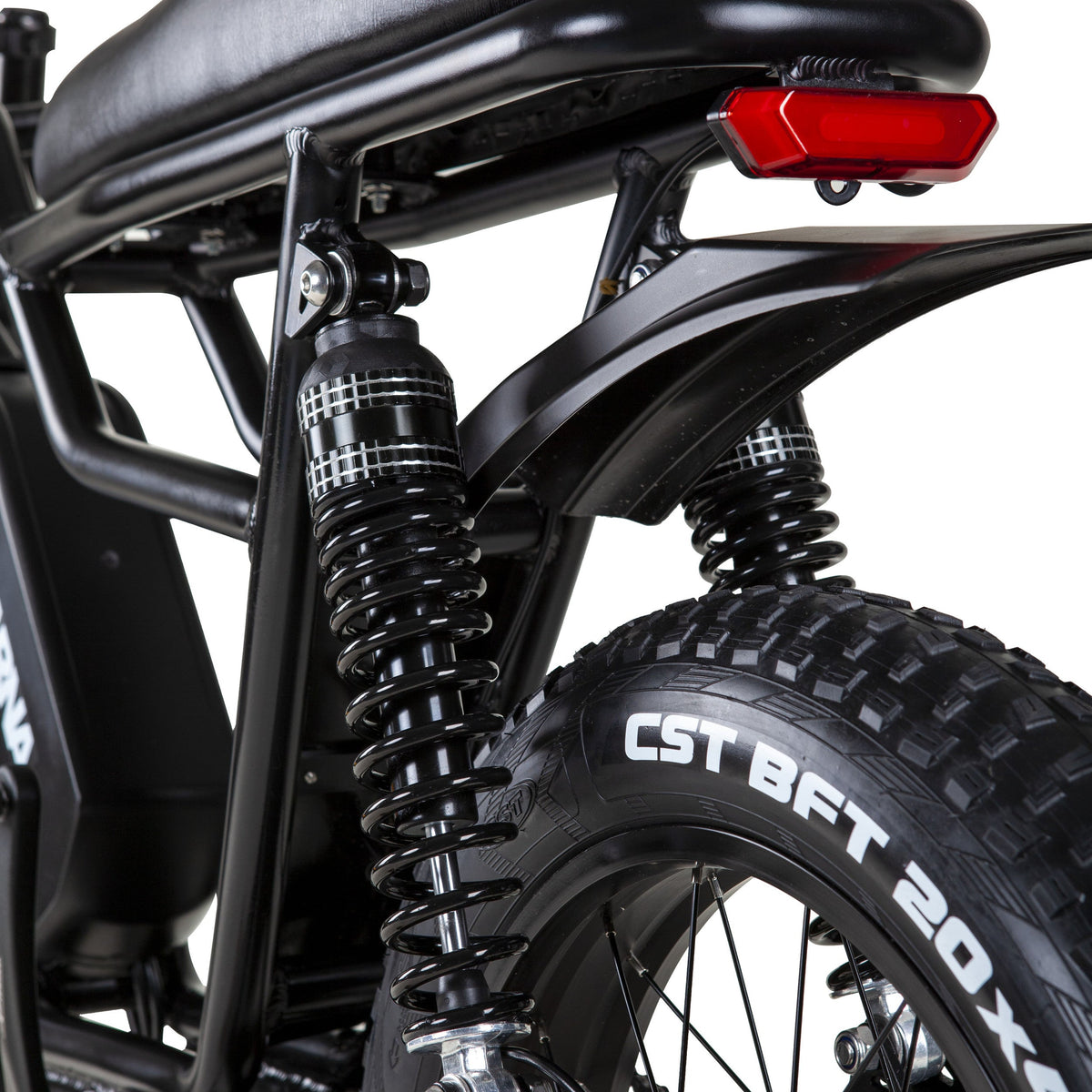 Polarna X-01 20“ 4.0 Fat Tire Electric Motorbike With 1000W Motor 48V 22.5Ah SamSung Battery Pneumatic Fork(USA) - Polarna Ebikes Polarna Ebikes Black POLANRA Polarna X-01 20“ 4.0 Fat Tire Electric Motorbike With 1000W Motor 48V 22.5Ah SamSung Battery Pneumatic Fork(USA)