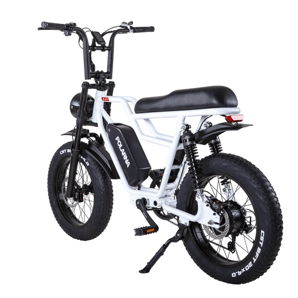 Polarna X-01 20“ 4.0 Fat Tire Electric Motorbike With 1000W Motor 48V 22.5Ah SamSung Battery Pneumatic Fork(USA) - Polarna Ebikes Polarna Ebikes Black POLANRA Polarna X-01 20“ 4.0 Fat Tire Electric Motorbike With 1000W Motor 48V 22.5Ah SamSung Battery Pneumatic Fork(USA)